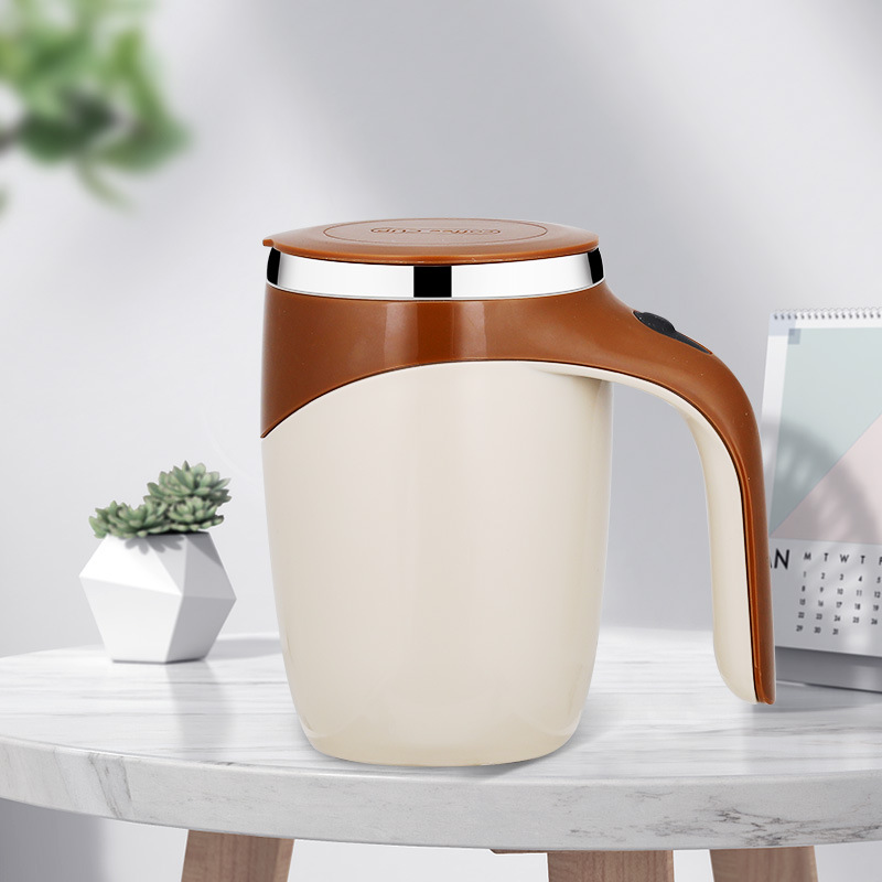 Stainless Steel Electric Automatic Stirring Mug, Stainless Steel